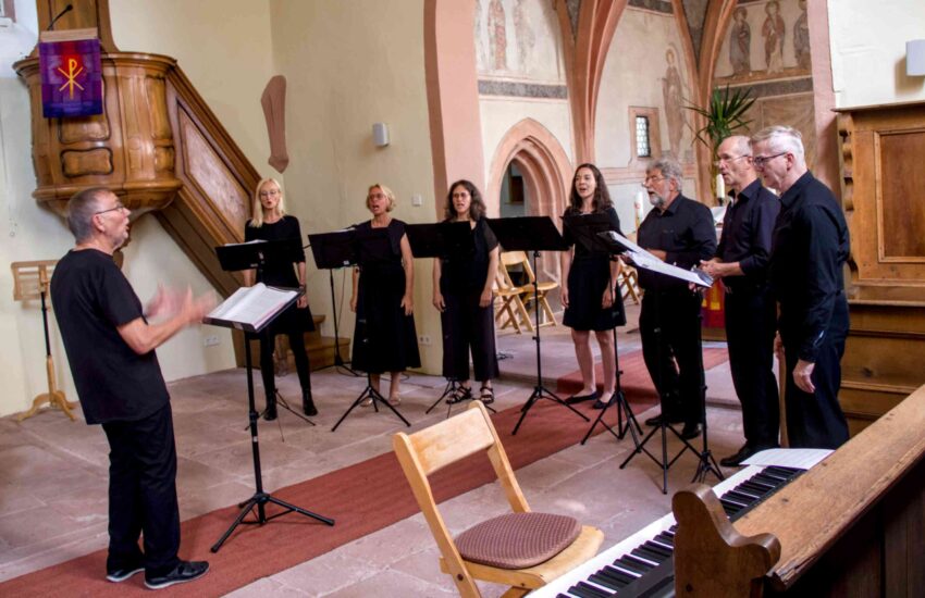 Chorkonzert am 21. Juni 2026 (c) Dorfläwe e.V. Heuchelheim-Klingen / Uwe Götz Verwendung nur mit schriftliche Zustimmung des Vereins